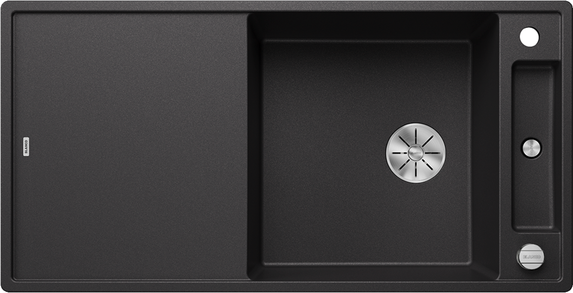 Blanco Axia III XL 6 S Reversible - 523510 - Silgranit 1.0 Bowl Inset Sink - Anthracite