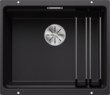 Blanco Etagon 525887 500U 1 Bowl Silgranit Undermount Sink - Black