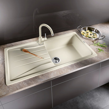 Blanco Sona XL 6s - 519692 Reversible Siligranit 1 Bowl Sink - White