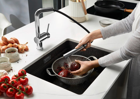 Blanco Etagon 522228 500U 1 Bowl Silgranit Undermount Sink - Rock Grey