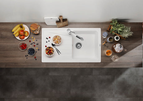 Blanco SONA 5S - 519671 1 Bowl Inset Silgranit Reversible Sink - Anthracite