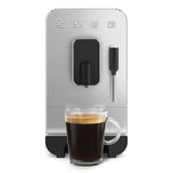 Smeg BCC12BLMUK Collezione Bean To Cup Coffee Machine with Steam Wand, Matte Black Espresso Automatic Coffee Machine with Milk Frother - Lux Appliances 
