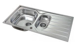 1810 BILANCIODUO 965I REV Stainless Steel Kitchen Sink