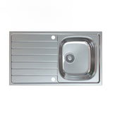 1810 BIU/86/l/REV/430 BILANCIOUNO 860I REV Kitchen Sink- Stainless Steel