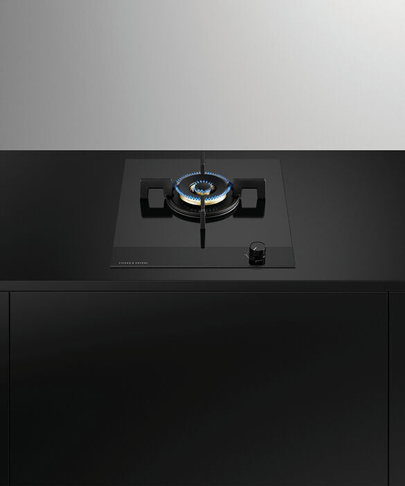 Fisher & Paykel CG451DNGGB4 45cm Series 9 1 Burner Gas Hob Natural Gas - Black