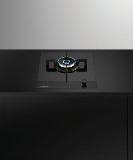 Fisher & Paykel CG451DNGGB4 45cm Series 9 1 Burner Gas Hob Natural Gas - Black