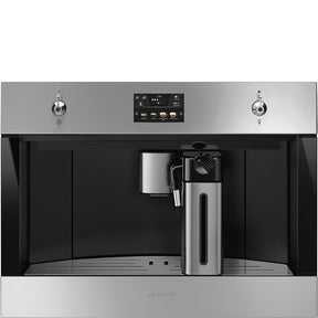 Smeg CMS4303X Classic Automatic 45 cm compact built-in espresso coffee machine Stainless steel - Lux Appliances 