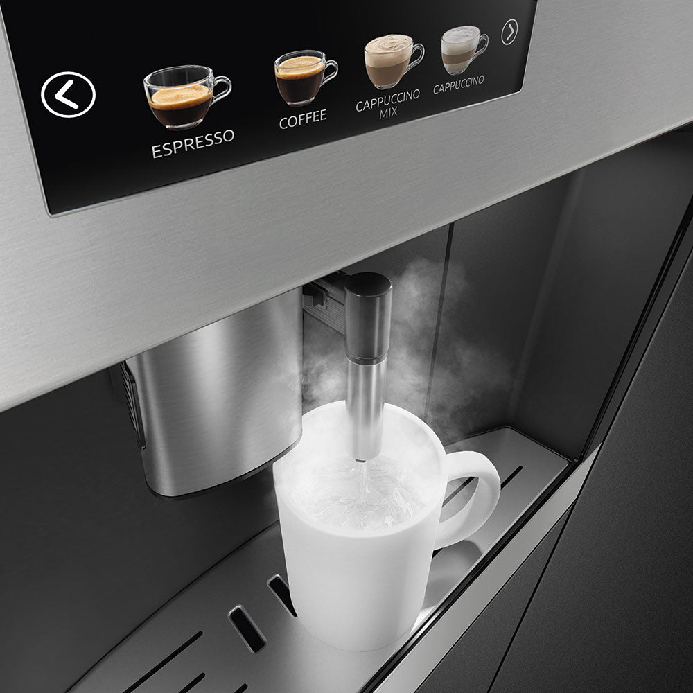 Smeg CMS4303X Classic Automatic 45 cm compact built-in espresso coffee machine Stainless steel - Lux Appliances 