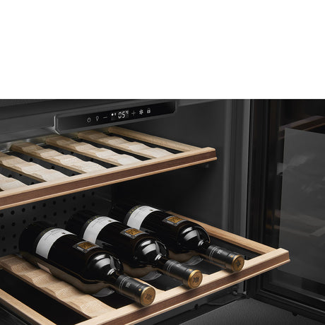 Smeg Linea CVI121B3 Built-In Wine Cooler - Black