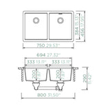 1810 / Schock - GREENWICH N-200 SCH-GREN200APUR/2101 - Puro
