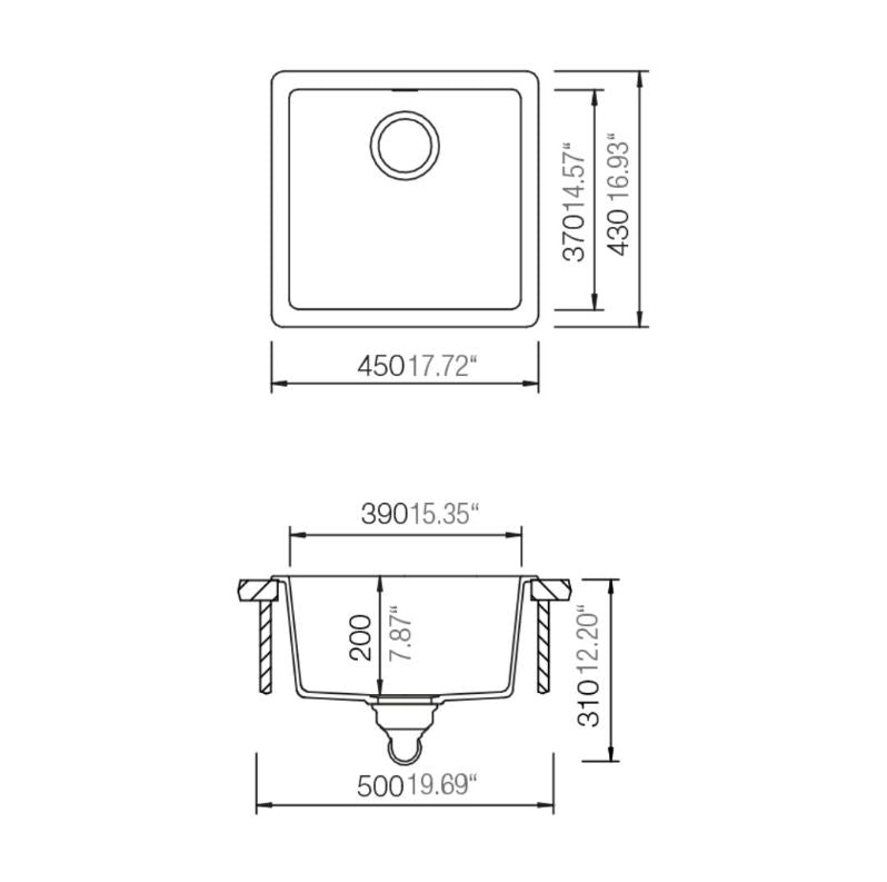 1810 / Schock - QUADRO N-100S SCH-QUAN100SUGDW/4024 - Alpina
