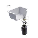 1810 / Schock SINK WASTE DISPOSAL ADAPTER ACCESSORY - Euro to UK - SCH-629139-WD