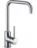 1810 CAS/01/CH Cascata Square Kitchen Tap Single Lever Mixer - Chrome