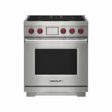 Wolf DF30450/S/P  Dual Fuel Range - 4 Burner