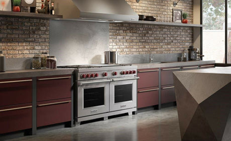 Wolf DF60650DG/S/P Dual Fuel Range - 6 Burners & Infrared Dual Griddle