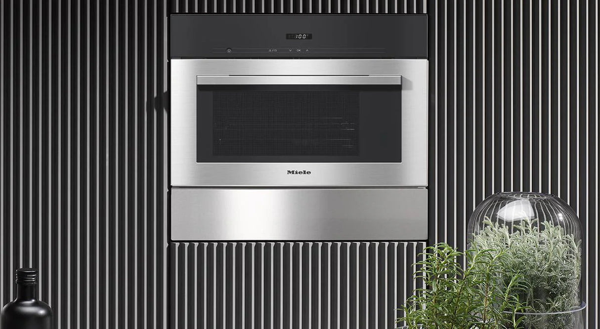 Miele Contourline DG2740 40L Built-In Steam Oven - Clean Steel