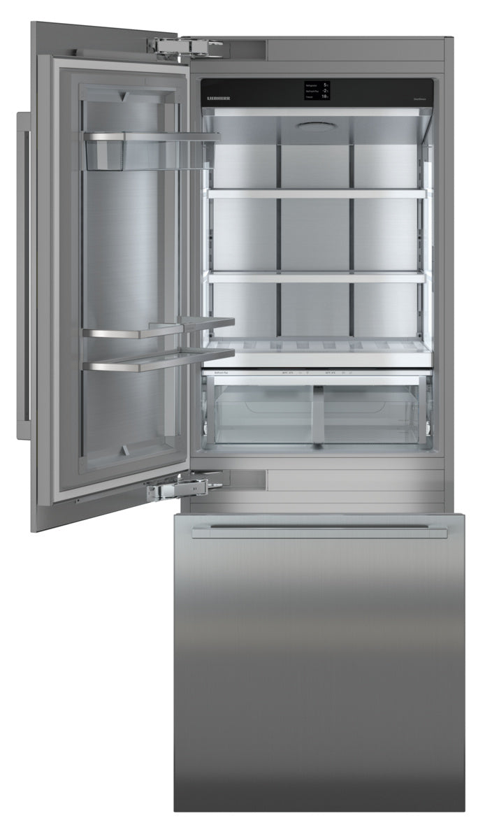 LIEBHERR ECBN 9471 - Integrated Fridge Freezer with BioFresh & NoFrost - Plumbed In Water and Ice Dispensers -  Left Hand Hinge