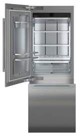 LIEBHERR ECBN 9471 - Integrated Fridge Freezer with BioFresh & NoFrost - Plumbed In Water and Ice Dispensers -  Left Hand Hinge