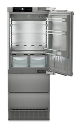 LIEBHERR ECBNe 7870 - Integrated Fridge Freezer with BioFresh & NoFrost - Plumed In Ice Maker - Right Hand Hinge