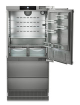 LIEBHERR ECBNe 8870 - Integrated Fridge Freezer with BioFresh and NoFrost - Plumbed In Ice Maker - Right Hand Hinge