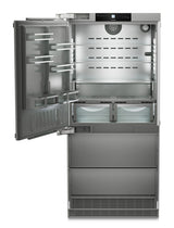 LIEBHERR ECBNe 8871 - Integrated Fridge Freezer with BioFresh & NoFrost - Plumbed In Ice Maker -  Left Hand Hinge