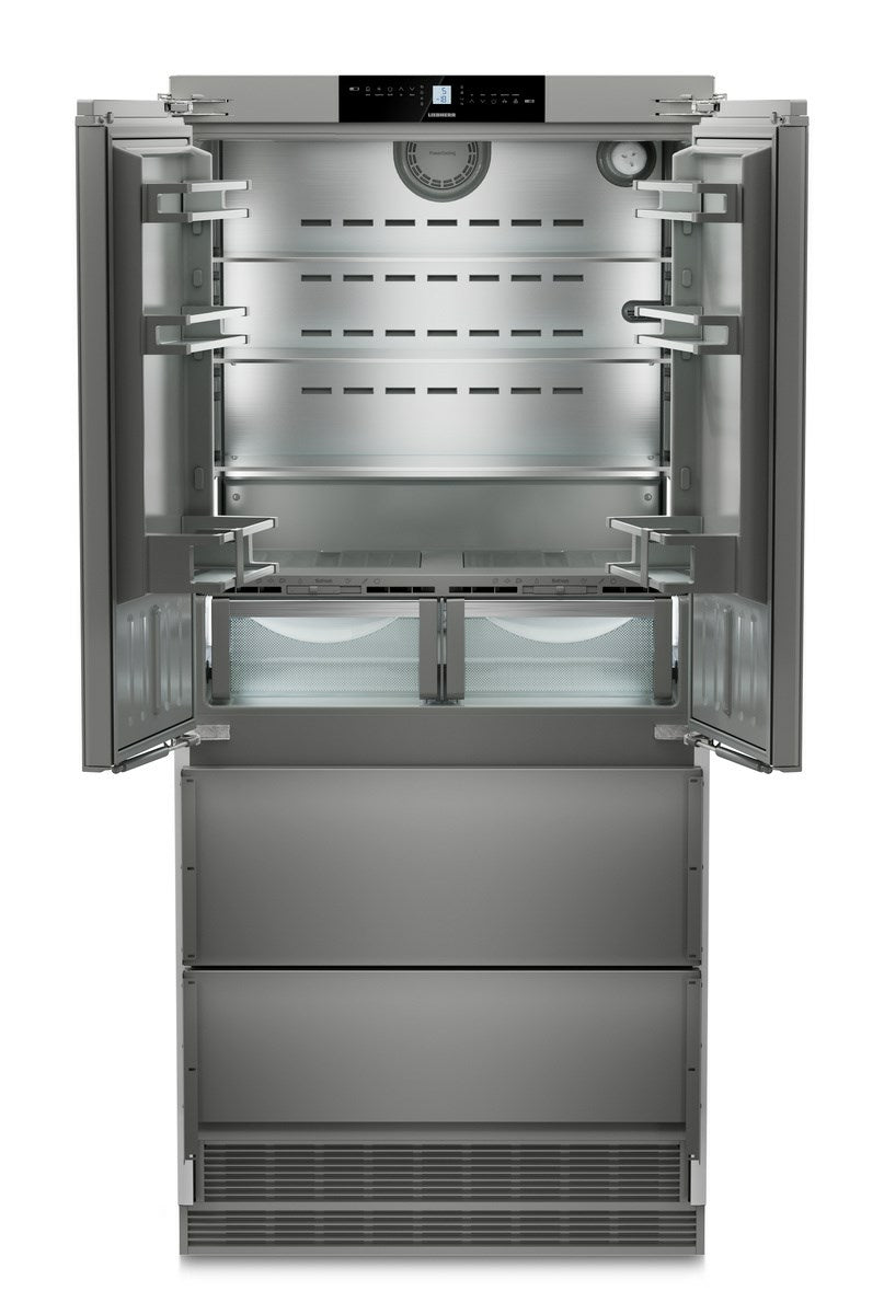 LIEBHERR ECBNe 8872 - Integrated American Fridge Freezer with BioFresh & NoFrost - Plumbed In Ice Maker