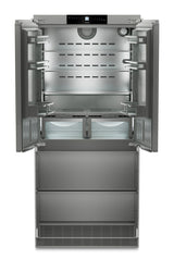 LIEBHERR ECBNe 8872 - Integrated American Fridge Freezer with BioFresh & NoFrost - Plumbed In Ice Maker