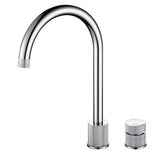 1810 Finire Knurled Two Hole Tap - FIN/02/BS - Brushed Steel