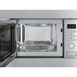 Smeg FMI017X 17L Built-in Microwave with grill - Stainless steel