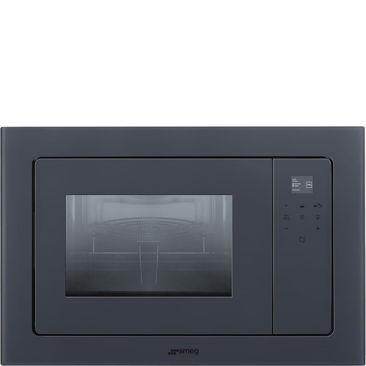 Smeg FMI120G 20 l Built-in Microwave with grill in Neptune Grey