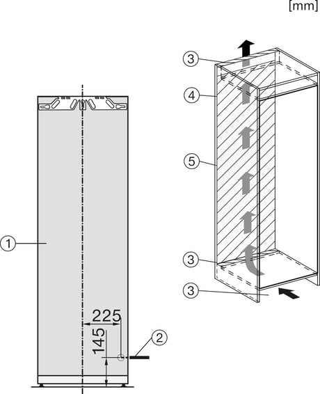 Miele FNS7740D Fully Integrated Freezer – Fixed Hinge
