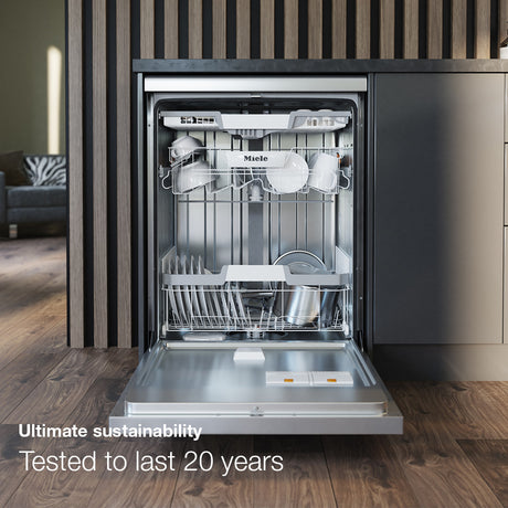 Miele G5740SC 45cm Wide White Freestanding Slimline Dishwasher