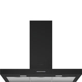 Smeg KBT900NE Universal Chimney Cooker Hood, Matte Black