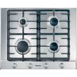 Miele KM2010 65cm Wide Gas Hob - Stainless Steel