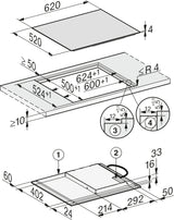 Miele KM7361FL 60cm Wide Induction Hob - Black