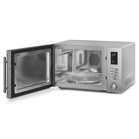 Smeg  MOE34CXIUK 34L Freestanding Combi Microwave - Stainless steel