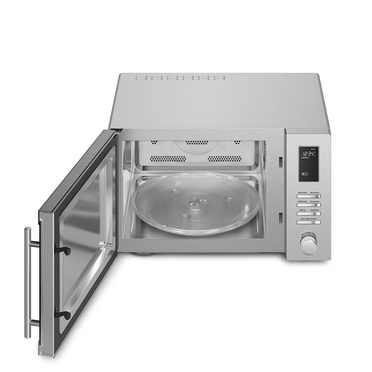 Smeg  MOE34CXIUK 34L Freestanding Combi Microwave - Stainless steel