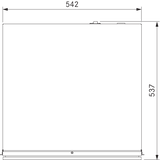 Bora MSS140 14cm High Black Glass Built-in Warming Drawer
