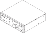 Bora MSS140 14cm High Black Glass Built-in Warming Drawer