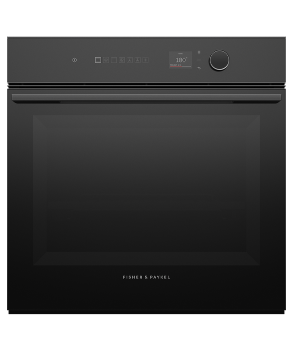 Fisher & Paykel OB60SM16PLB1 60cm Series 7 Minimal Pyrolytic Oven - Black