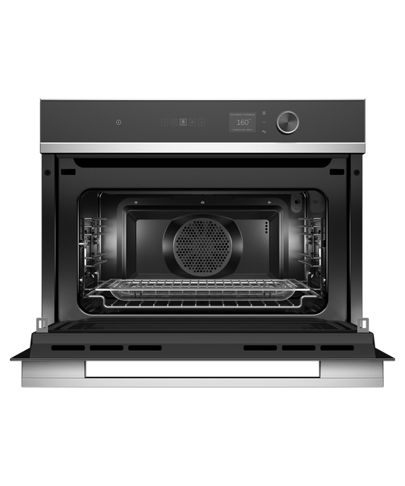 Fisher & Paykel OM60NDLX1 60cm Series 7 Contemporary Compact Combi-Microwave Oven - Stainless Steel