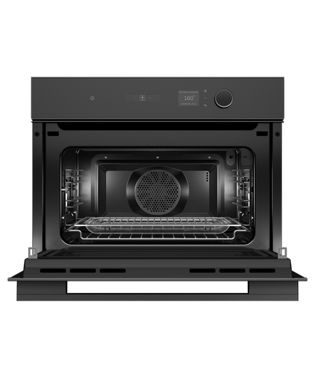 Fisher & Paykel OM60NMLB1 60cm Series 7 Minimal Compact Combi-Microwave Oven - Black