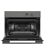 Fisher & Paykel OM60NMLG1 60cm Series 7 Minimal Compact Combi-Microwave Oven - Grey