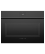 Fisher & Paykel OM60NMTNB1 60cm Series 9 Minimal Handleless Compact Combi-Microwave Oven - Black