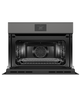 Fisher & Paykel OM60NMTNG1 60cm Series 9 Minimal Handleless Compact Combi-Microwave Oven - Grey