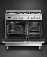 Fisher & Paykel OR90L7DBGFX1 90cm Series 7 Contemporary Dual Fuel 5 Burner Freestanding Cooker - Stainless Steel
