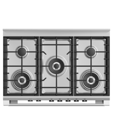 Fisher & Paykel OR90SCG4B1 90cm Series 7 Classic Dual Fuel 5 Burner Freestanding Cooker - Black