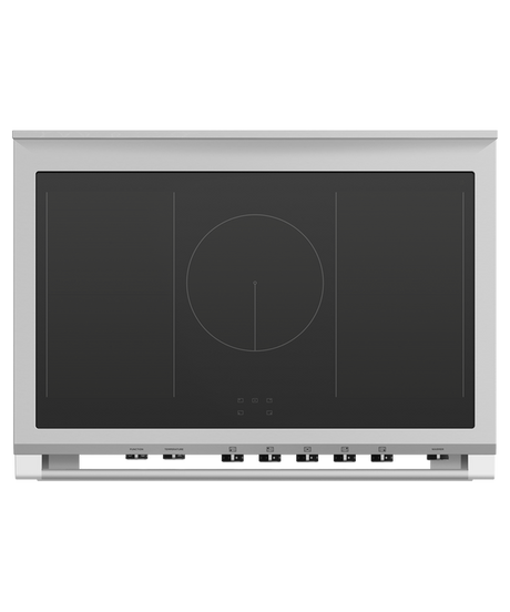 Fisher & Paykel OR90SCI6B1 90cm Series 9 Classic 5 Zone Induction Pyrolytic Freestanding Cooker - Black