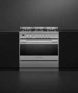 Fisher & Paykel OR90SDG4X1 90cm Series 7 Contemporary Dual Fuel 5 Burner Freestanding Cooker - Stainless Steel