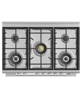 Fisher Paykel OR90SDG6X1 90cm Series 9 Contemporary 5 Burner Dual Fuel Pyrolytic Freestanding Cooker - Stainless Steel